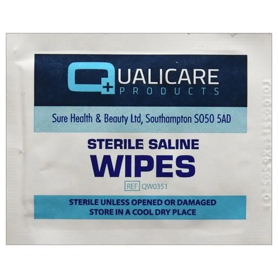 Qualicare Sterile Saline Wipes